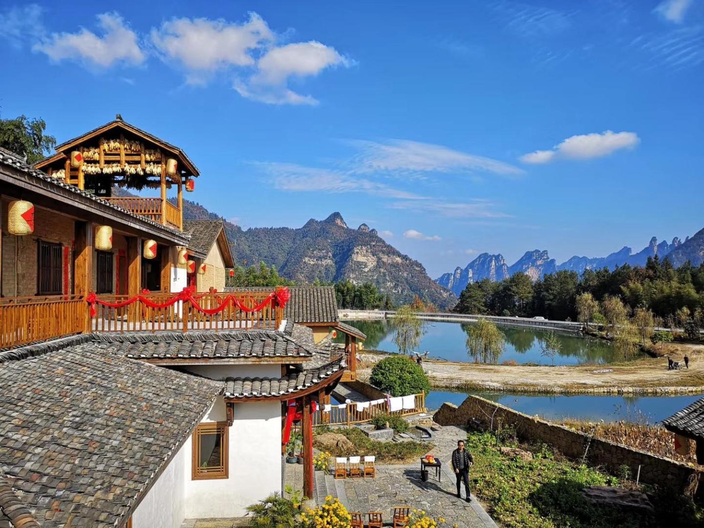Dayong Antique Feature Resort Zhangjiajie Bagian luar foto