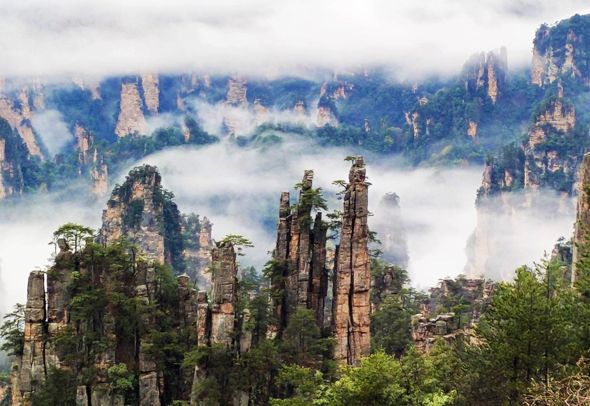 Dayong Antique Feature Resort Zhangjiajie Bagian luar foto